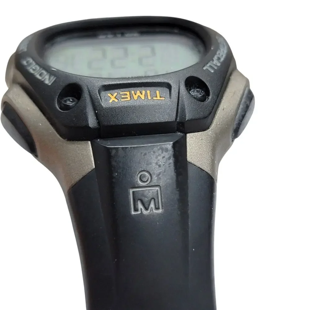 Timex Ironman Triathlon 30 Lap Midsize Digital Watch Black Indiglo 100M Alarm